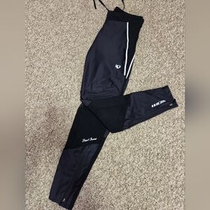 Pearl Izumi 25"‎ Fleece Cycling Tights Leggings Womens XS Black